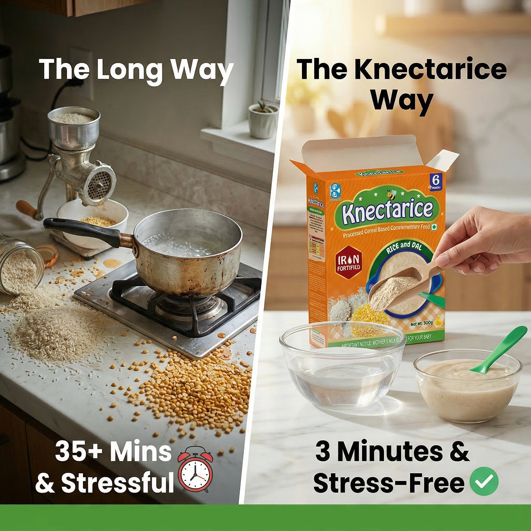 Knectarice Infant Cereal – Rice and Dal