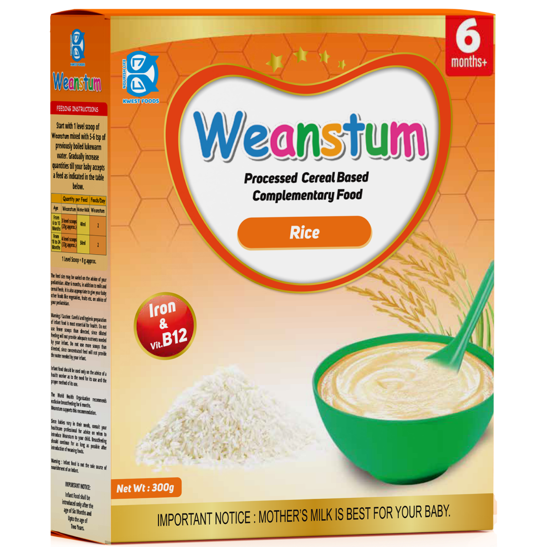 Weanstum Infant Cereal – Rice