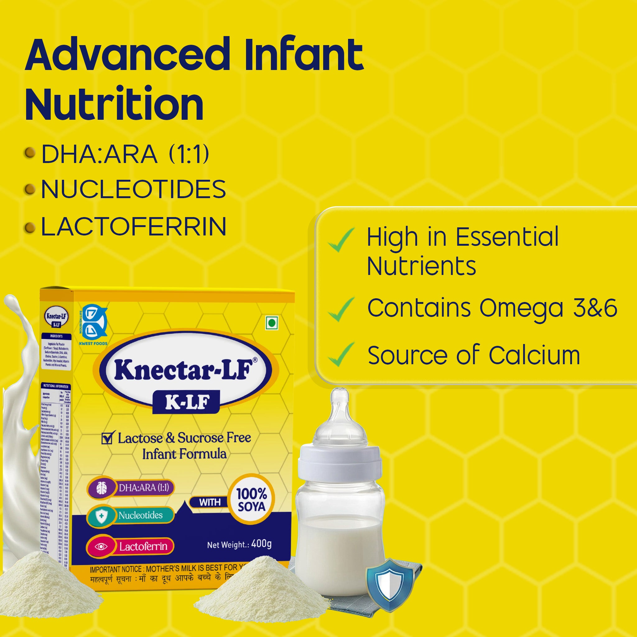Knectar-LF (K-LF) – Lactose and Sucrose Free