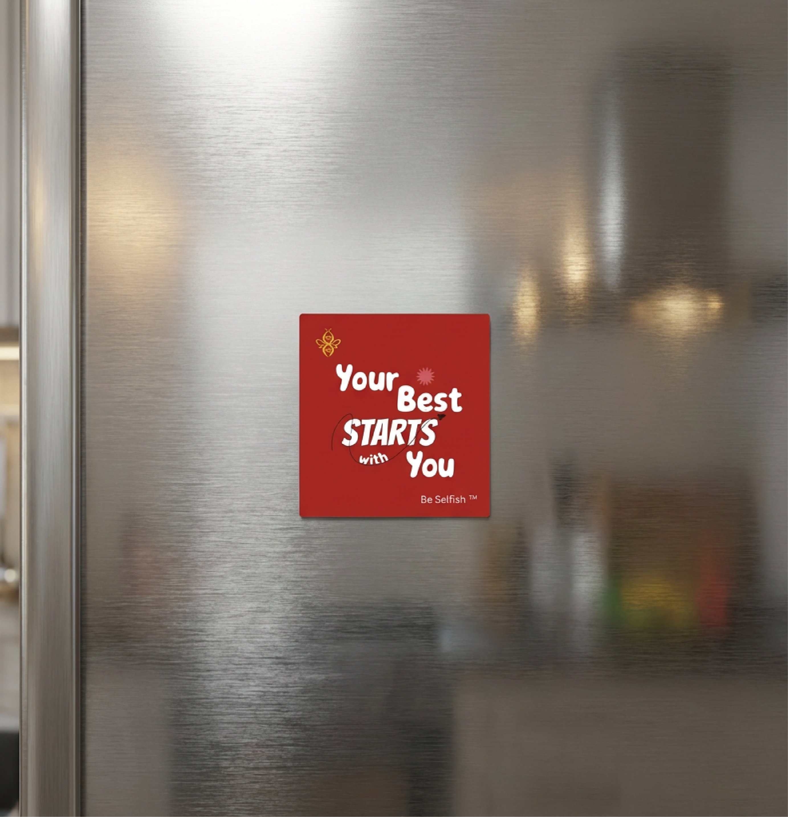 Magnet - Your Best Starts With You (Red)