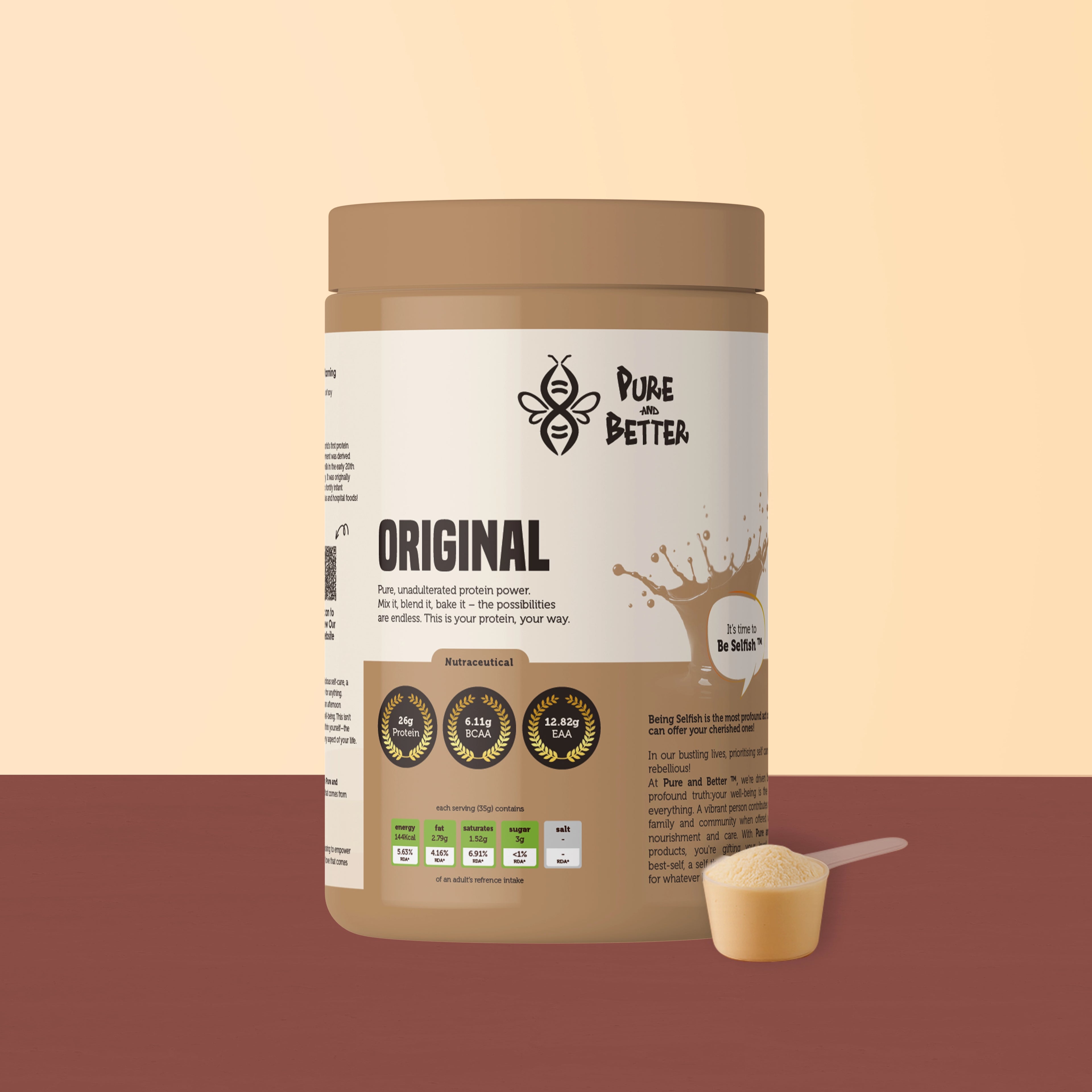 Original  Protein Jar – 26g Whey Protein | 500g Total