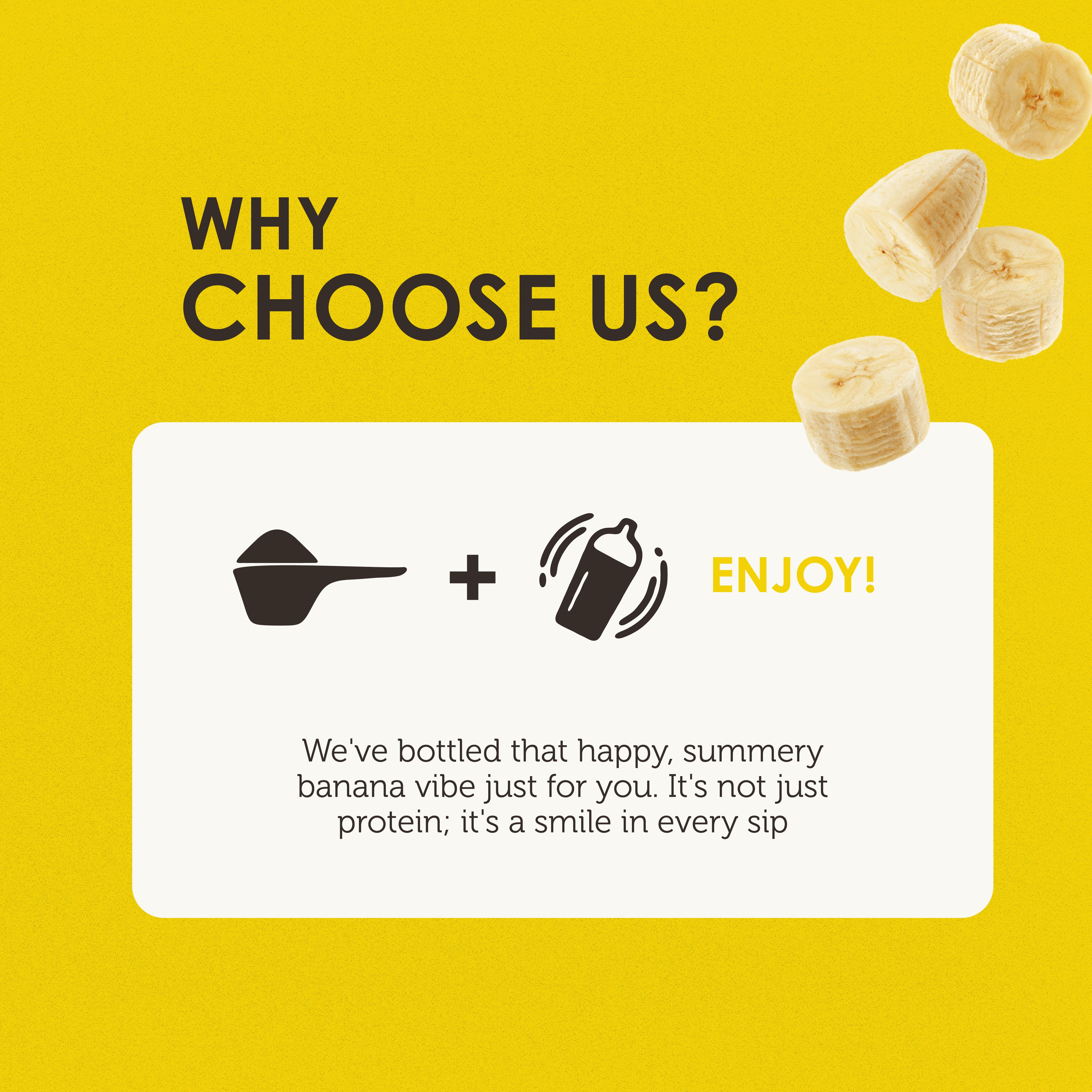 Bananaboost Protein Jar – 26g Whey Protein | 500g Total