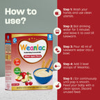 Weanlac Infant Cereal – Wheat, Apple, Cherry