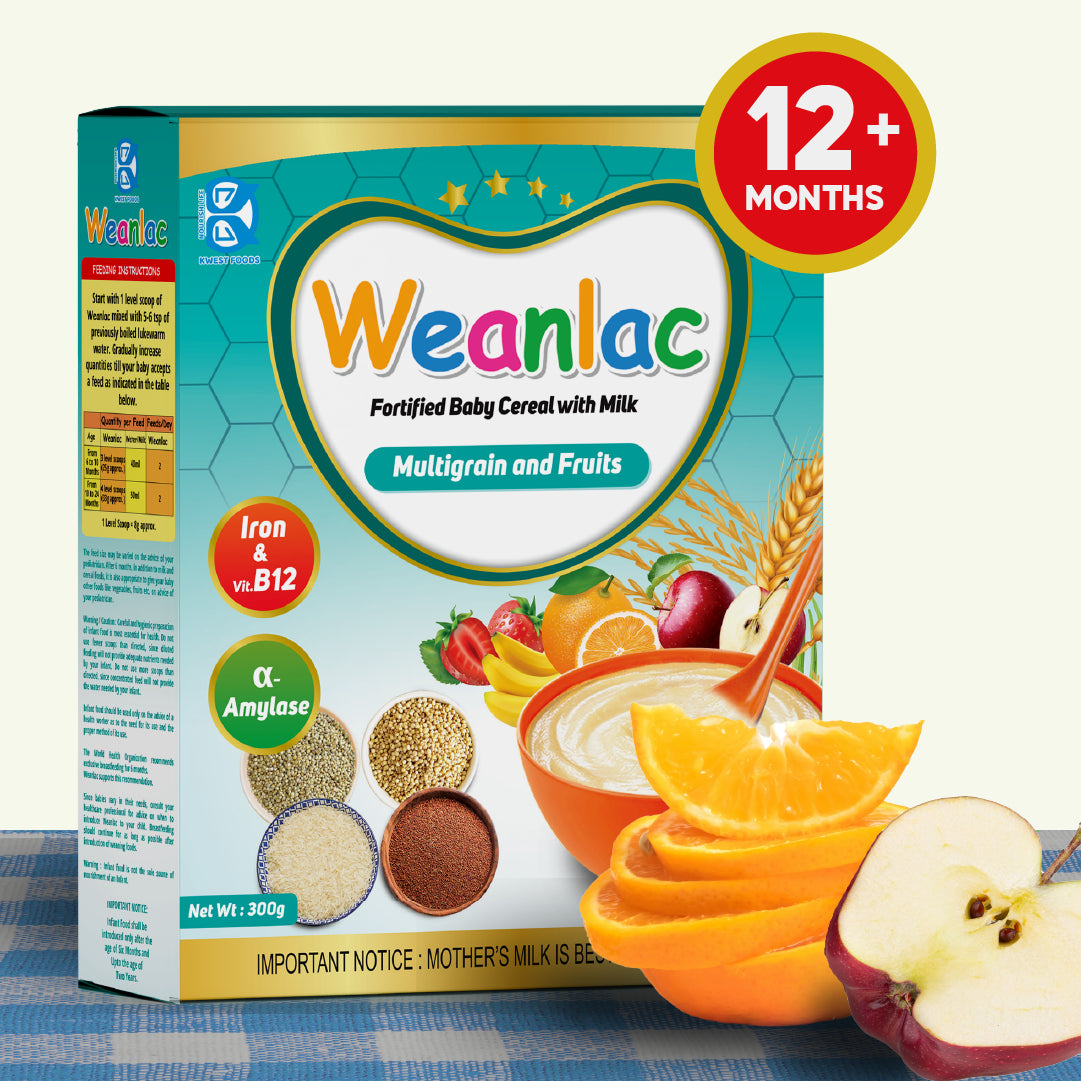 Weanlac Infant Cereal – Multigrain and Fruits