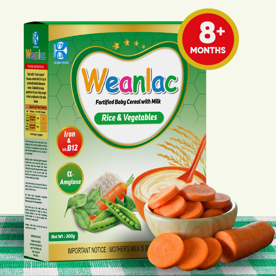 Weanlac Infant Cereal – Rice & Vegetables