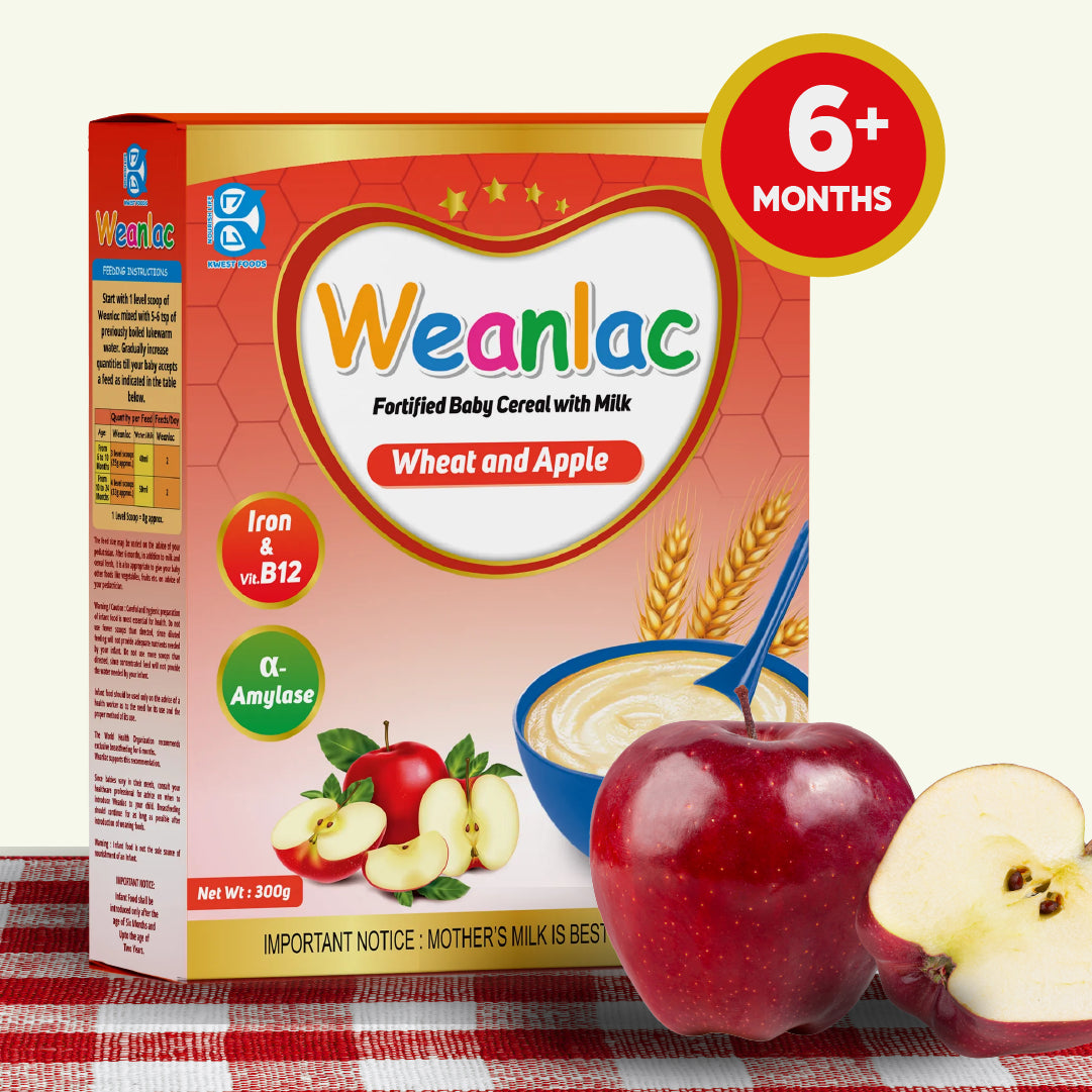 Weanlac Infant Cereal – Wheat and Apple