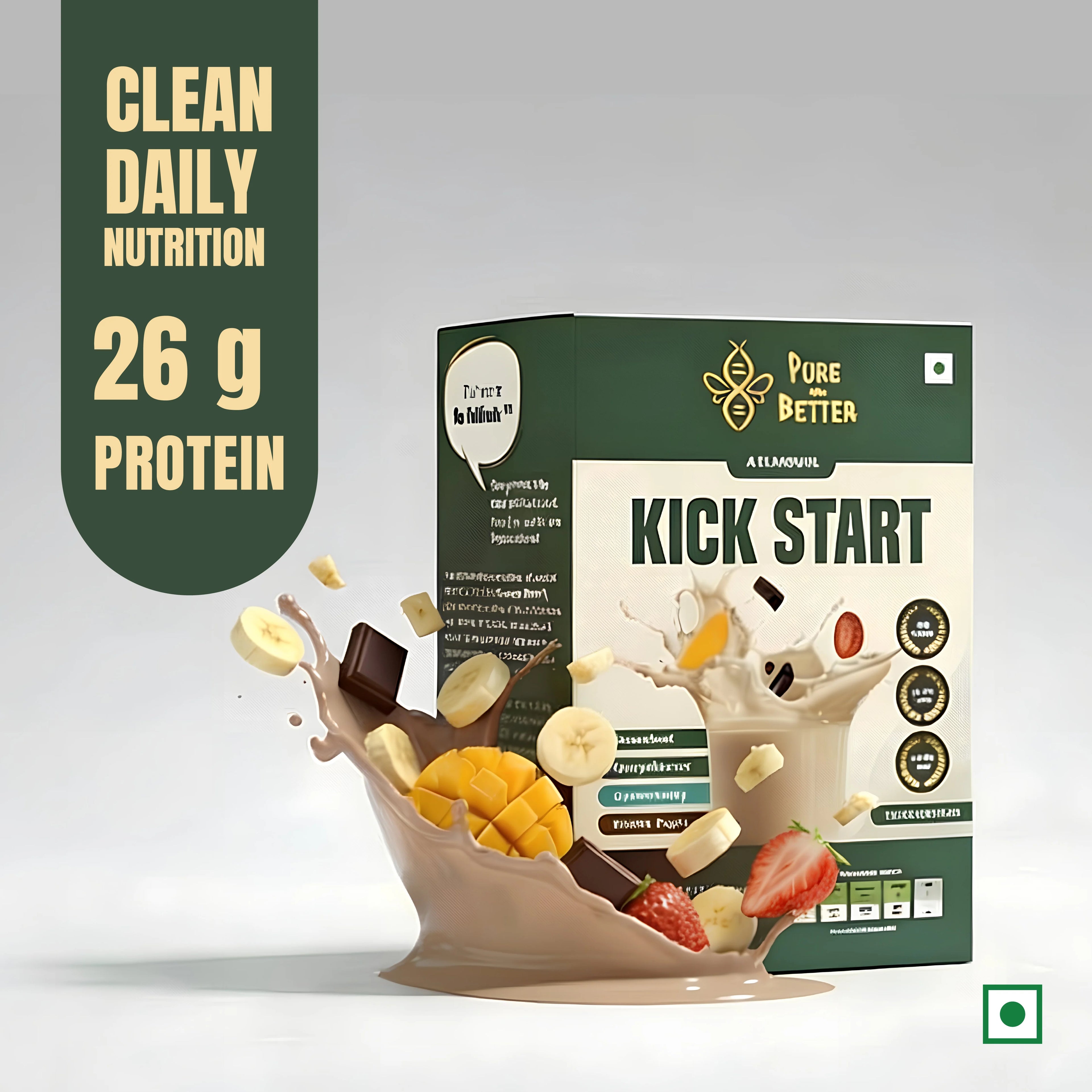 Kick Start (4 Flavors) – 15g Whey Protein | 84g Total