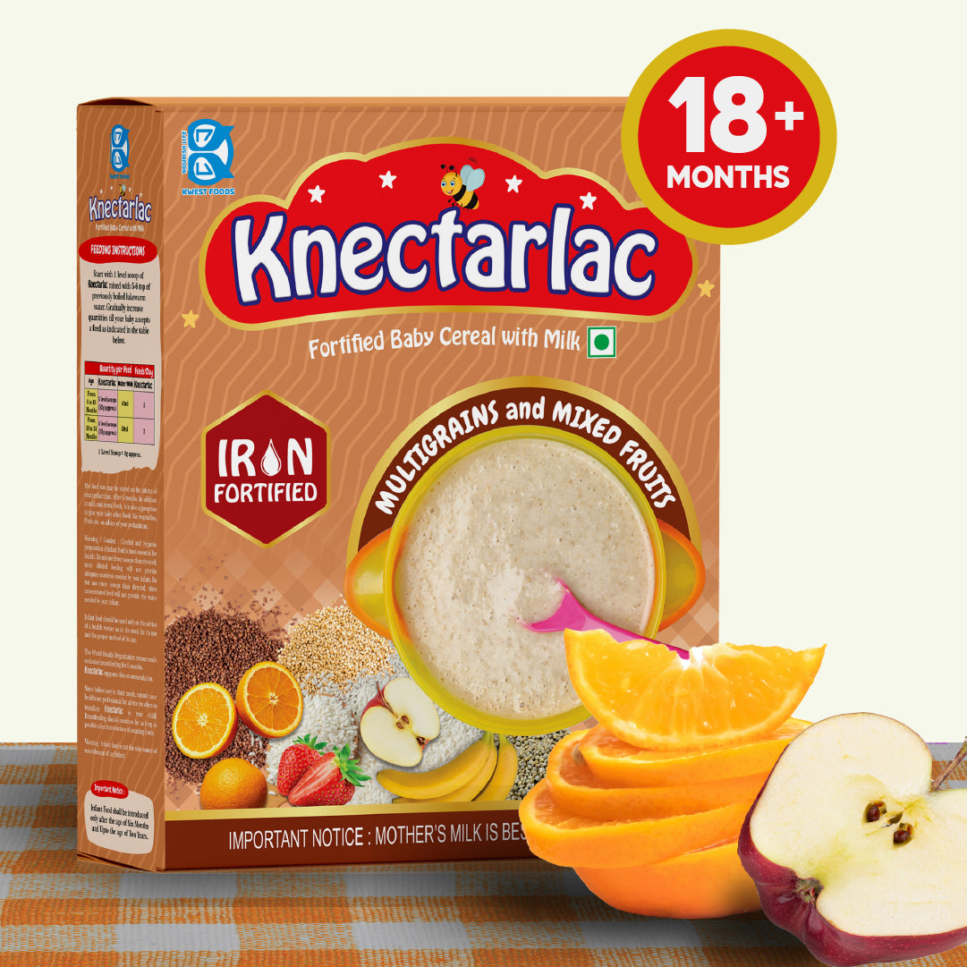 Knectarlac Infant Cereal – Multigrains and Mixedfruits