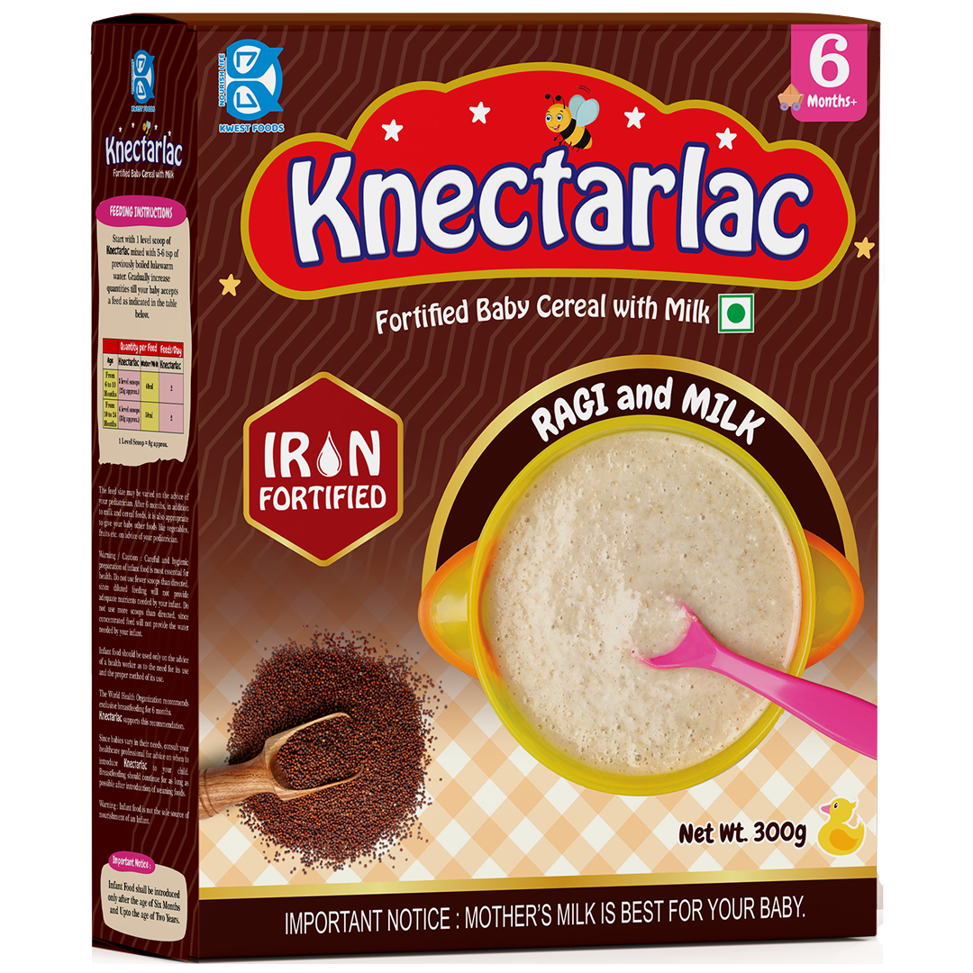 Knectarlac Infant Cereal – Ragi and Milk