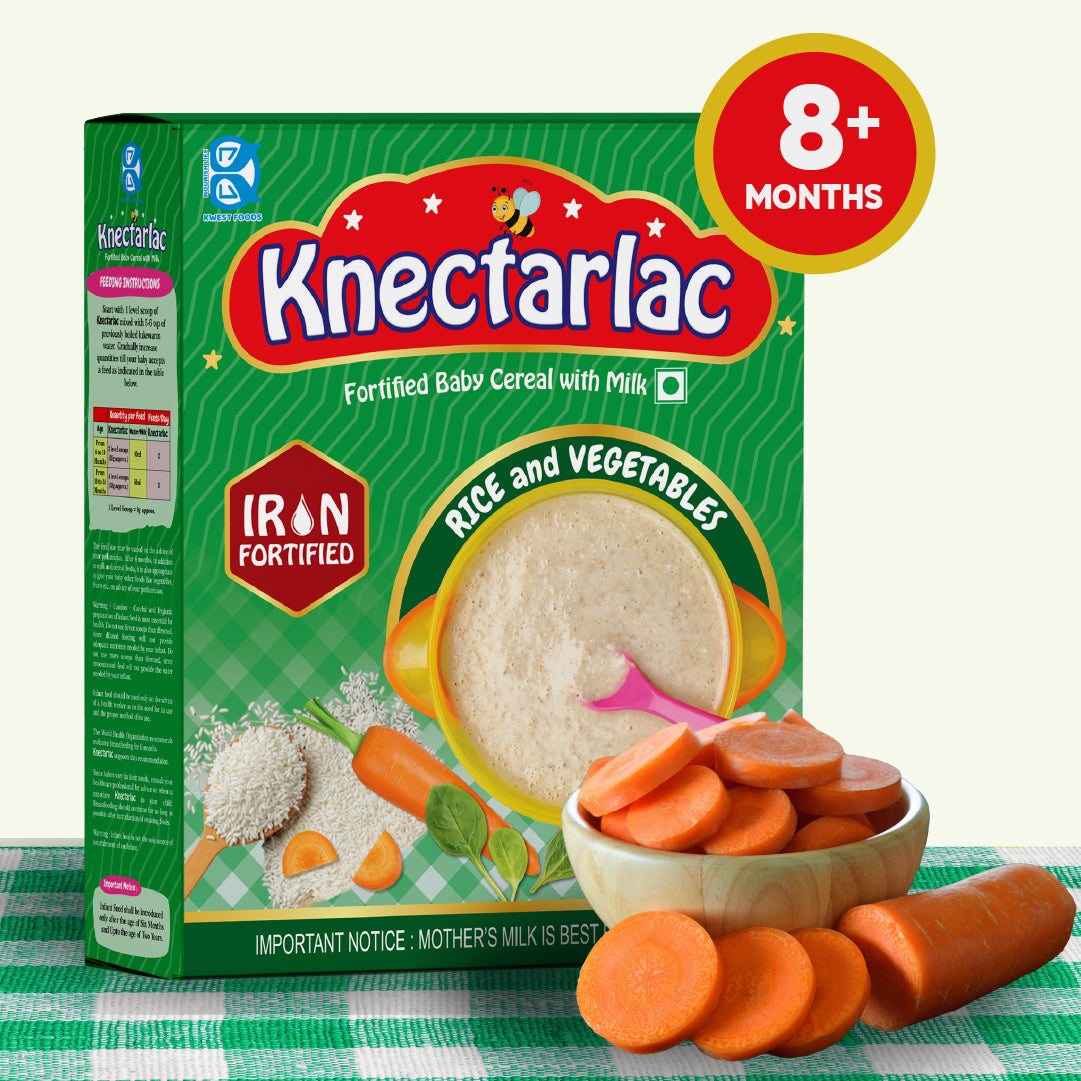 Knectarlac Infant Cereal – Rice and Vegetables