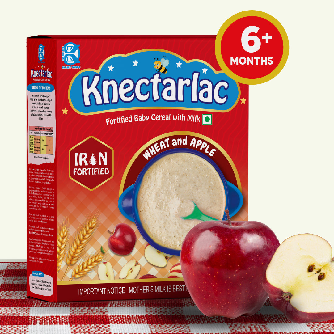 Knectarlac Infant cereal – Wheat and Apple