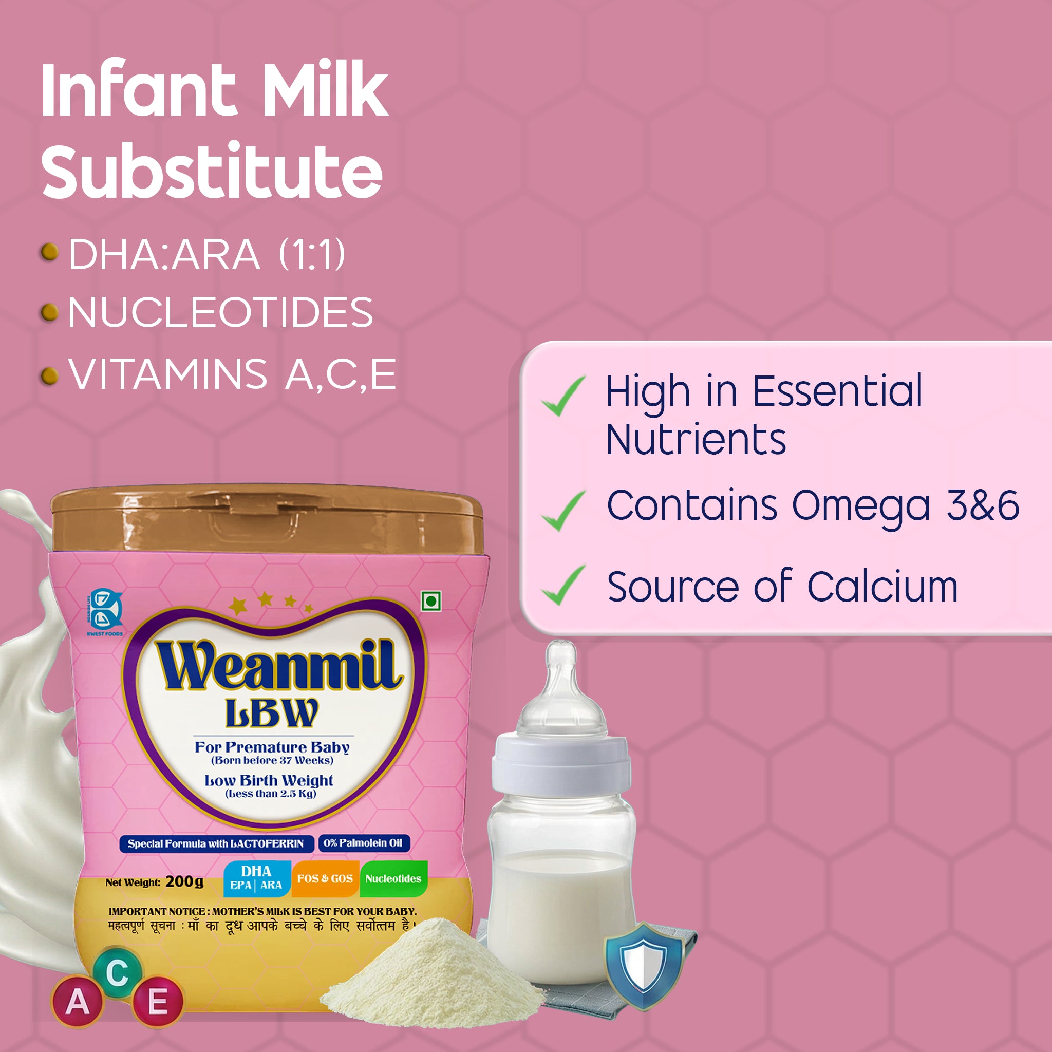 Weanmil-LBW – For Premature Baby