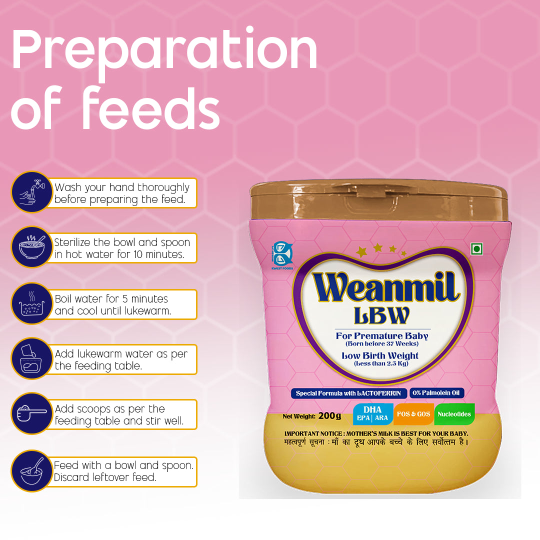 Weanmil-LBW – For Premature Baby