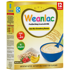 Weanlac Infant Cereal – Oats, Rice, Strawberry and Banana