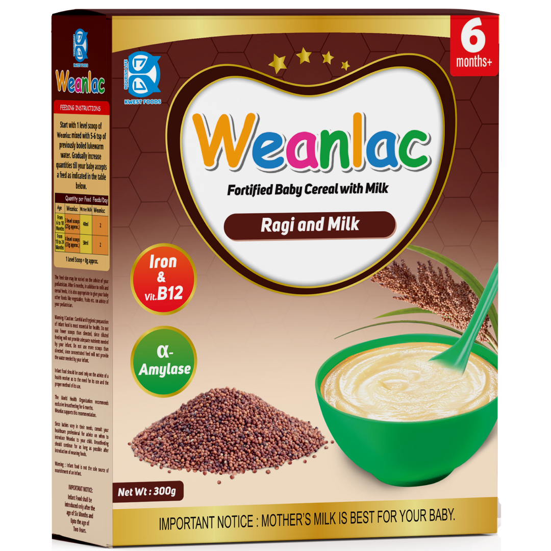 Weanlac Infant Cereal – Ragi and Milk