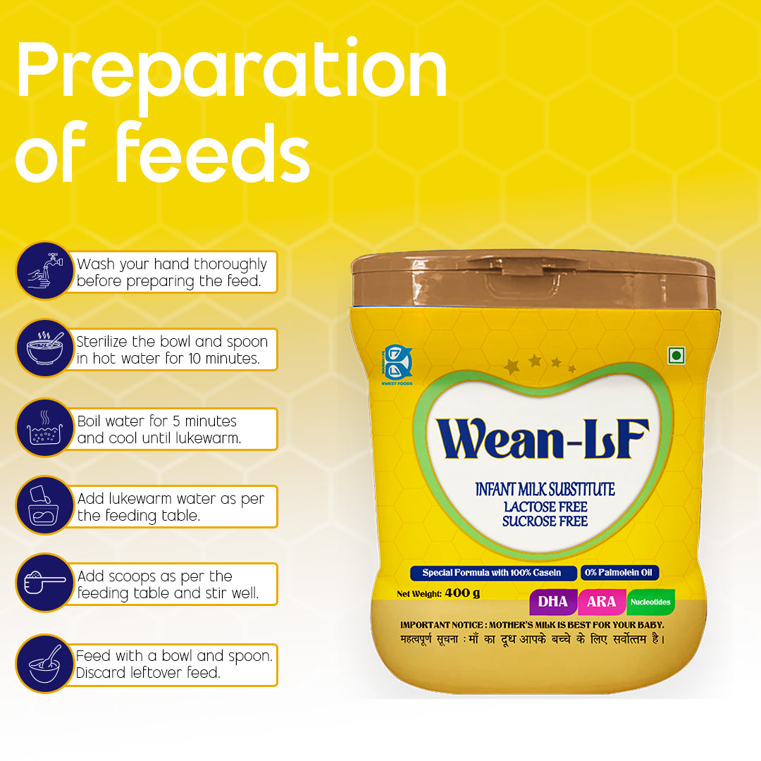 Wean-LF – Lactose and Sucrose Free